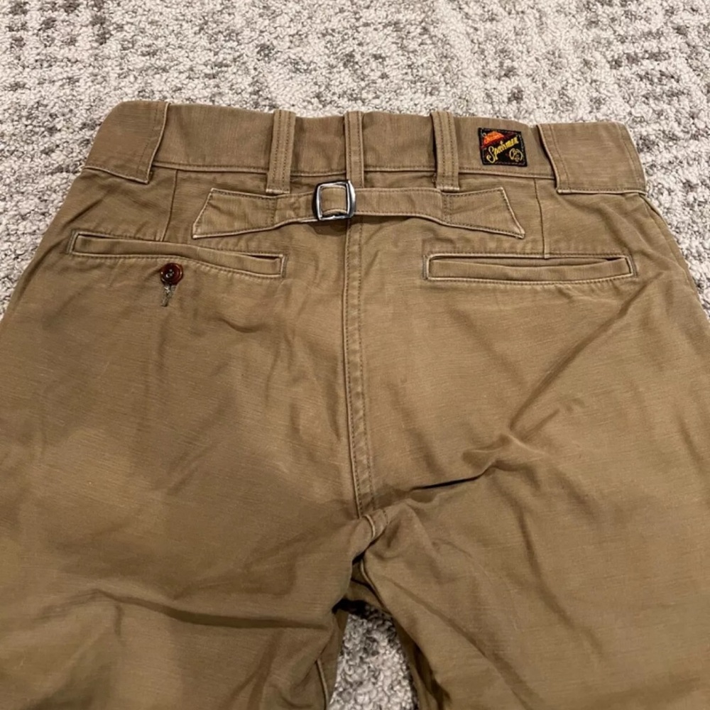Mister Freedom Sportsman Chinos, Stevenson 3Sixteen Olive Khaki, 30W 30L - Picture 3 of 12